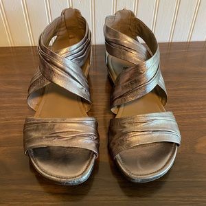 Buttery soft Ecco leather gladiator sandals 8.5 (see size note)